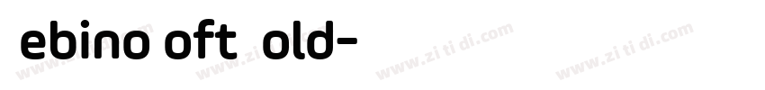 SebinoSoft Bold字体转换